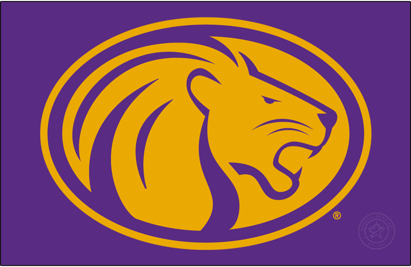 North Alabama Lions 2012-2018 Alt on Dark Logo diy DTF decal sticker